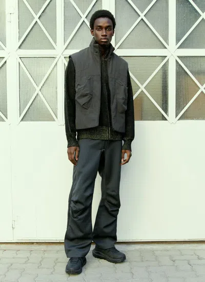 Gr10k Rescue Padded Waistcoat Asphalt In Grey