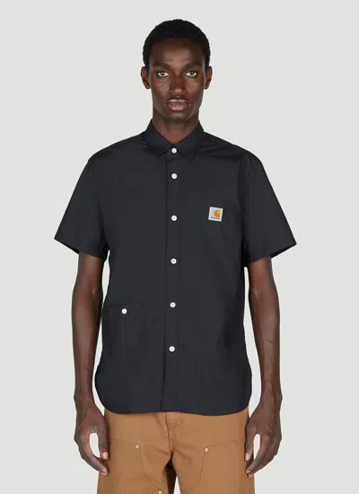 Junya Watanabe X Carhartt Logo Patch Shirt In Black
