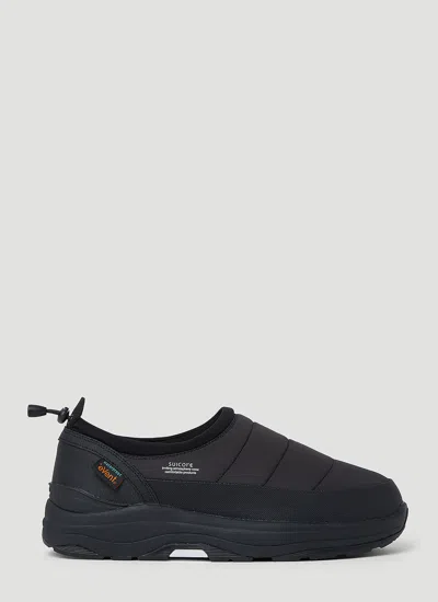 Suicoke Pepper Slip On Shoes In Black