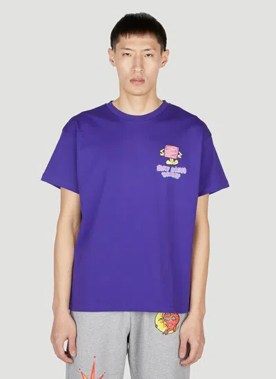 Sky High Farm Workwear Man T-shirt Purple Size Xxl Organic Cotton