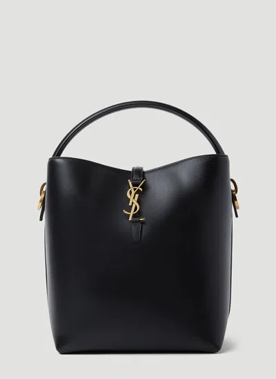 Saint Laurent Le 37 Leather Shoulder Bag In Black