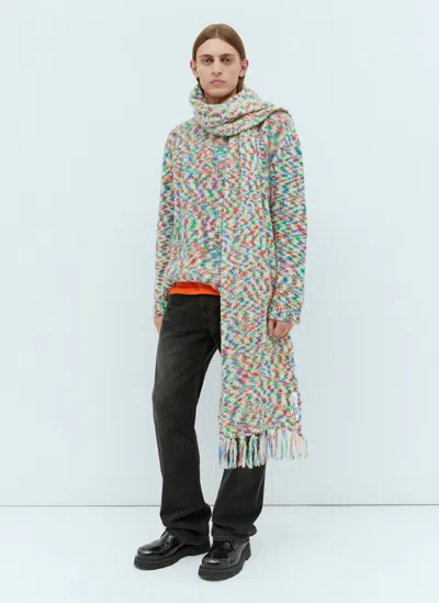 Apc Jolly Wool Scarf In Multicolour
