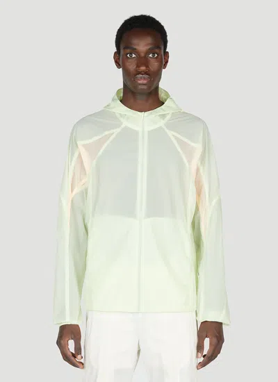 Post Archive Faction (paf) Green Paneled Jacket In Light Green
