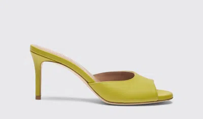 Scarosso Lohan Lime - Woman Mules Lime In Lime - Calf