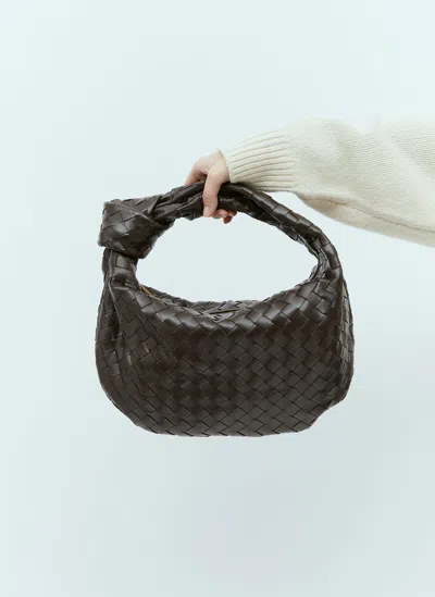 Bottega Veneta Teen Jodie Handbag In Brown