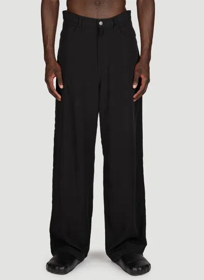 Balenciaga 5-pocket Baggy Pants In Black