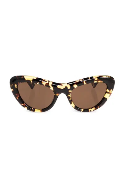 Bottega Veneta Eyewear Bombe Cat Eye Sunglasses In Multi