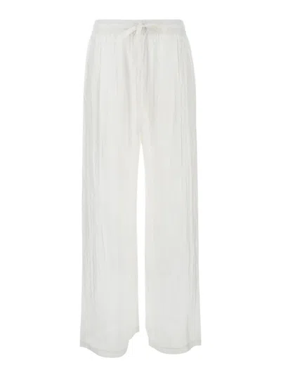 The Rose Ibiza Palazzo Pants In White