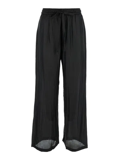 The Rose Ibiza Palazzo Trousers In Black