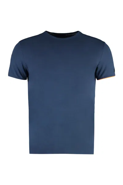 Rrd Cotton Blend T-shirt In Blue
