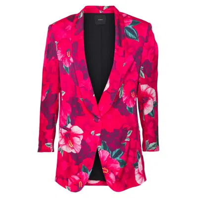 Pinko Fuchsia Viscose Suits & Blazer In Pink