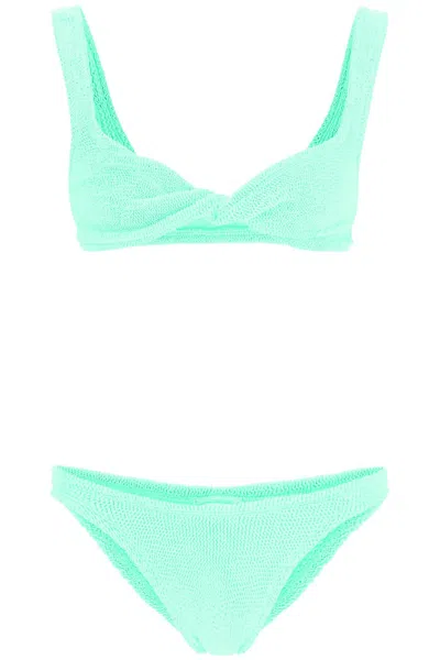 Hunza G Juno Bikini Set In Green
