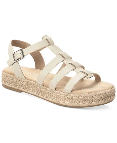 Sun + Stone Rykerr Fisherman Espadrille Sandals, Created For Macy's In Ivory