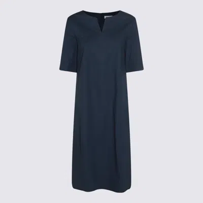 Antonelli Cotton Dress In Blue