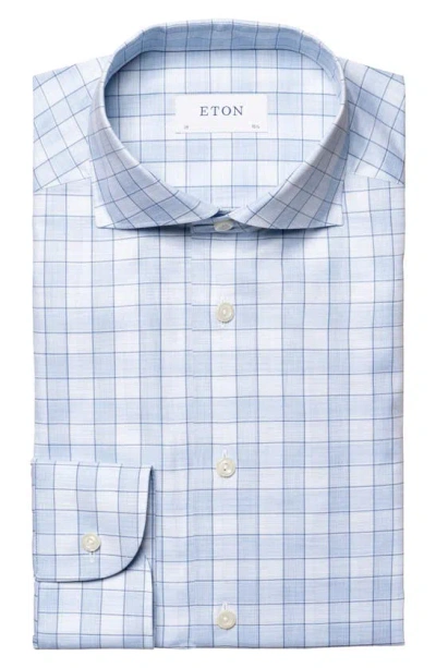 Eton Contemporary Fit Dress Shirt In Blue