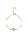 Kendra Scott Elaina Station Bracelet In Gold & Iridescent Drusy