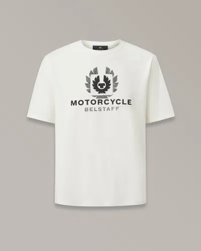 Belstaff Motorcycle Build Up T-shirt In Bone