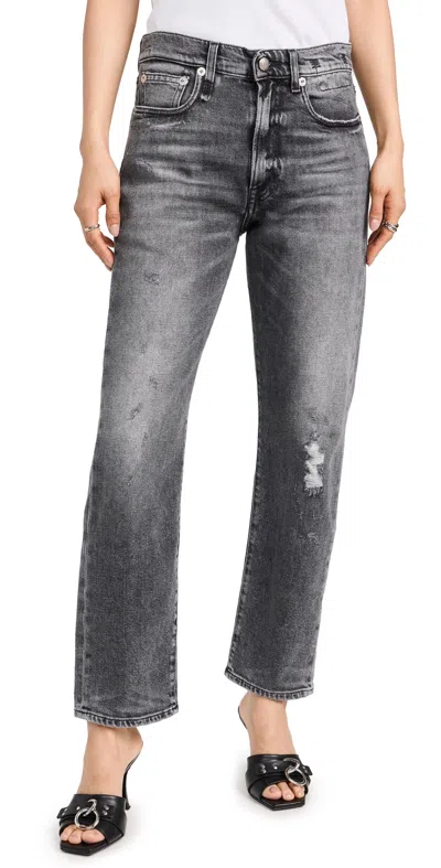 R13 Boyfriend Vintage Jeans In Vintage Grey