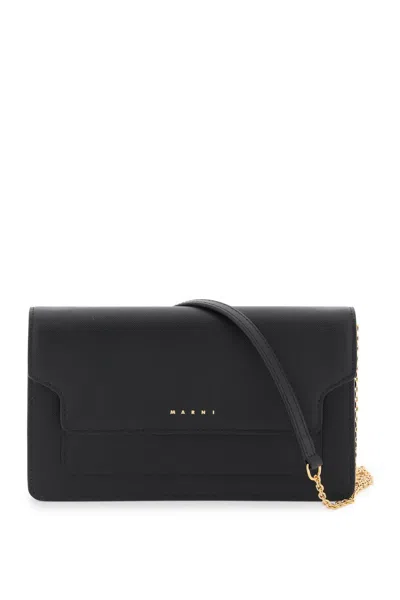 Marni Wallet Trunk Bag In Black