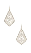 Kendra Scott 'addie' Drop Earrings In Silver