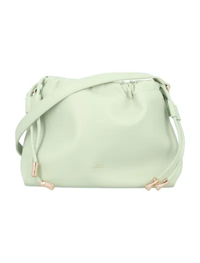 Apc Ninon Mini Bag In Almond Green