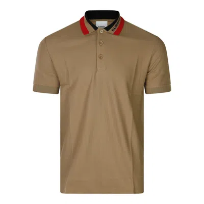 Burberry T-shirts And Polos In Neutral