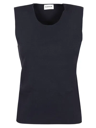 P.a.r.o.s.h Sleeveless Top In Blue