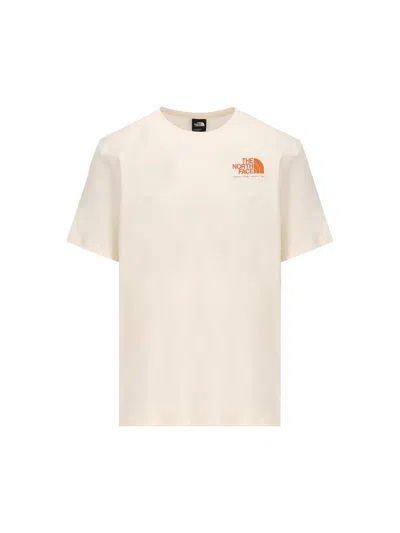 The North Face Logo T Shirt Cream