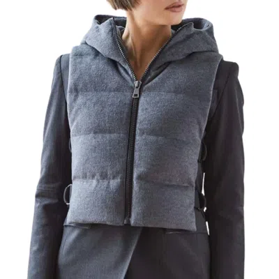 Adroit Atelier Luna Vest In Grey