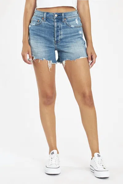 Daze Bottom Line High Rise Vintage Short In Wishes In Multi