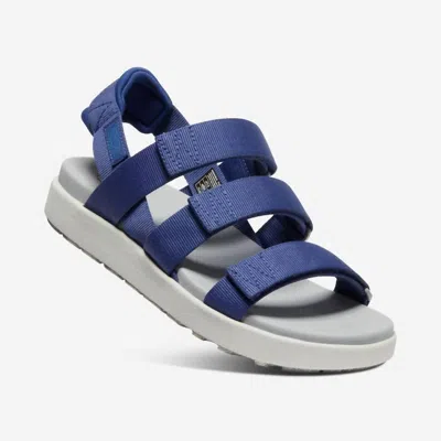 Keen Elle Strappy Sandal In Blue Depths And Bright Cobalt In Multi