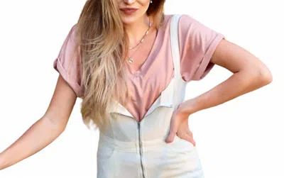 Wishlist Giselle Bodysuit In Blush In Gold