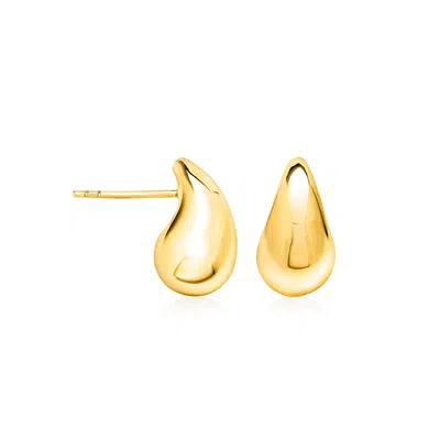 Rs Pure By Ross-simons 14kt Yellow Gold Mini Teardrop Earrings