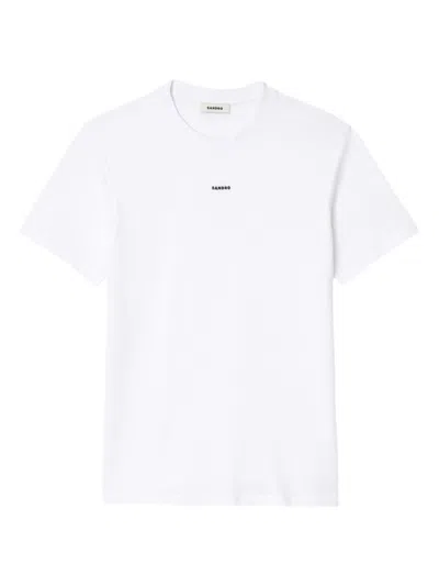 Sandro Men's Short-sleeved T-shirt In White