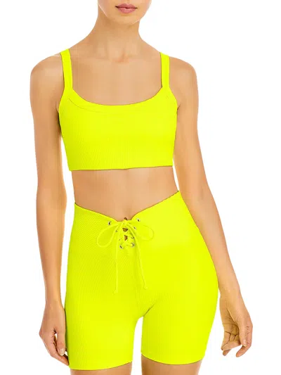 Year Of Ours Bralette 2.0 Womens Fitness Yoga Sports Bra In Yellow