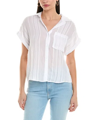 Bella Dahl Pocket Button Down In White