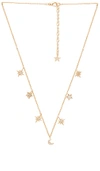 CHILD OF WILD CELESTIAL STARS & MOONS NECKLACE,CHIW-WL46