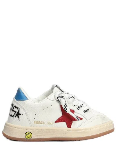 Golden Goose White Ball Star New Sneakers For Kids With Star