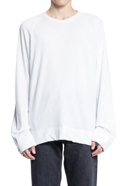 James Perse Vintage-fleece Sweatshirt In White