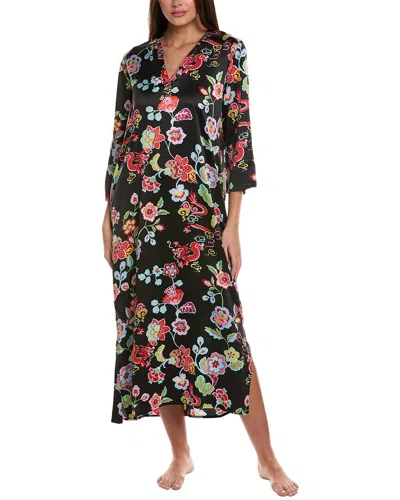 N Natori Fleur Dragon Night Dress In Black