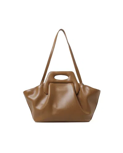 Themoirè Handbag In Brown