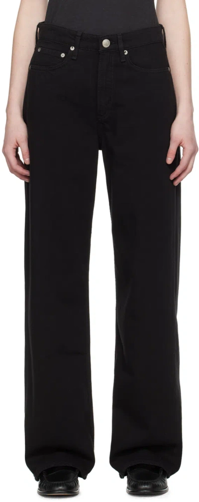 Rag & Bone Featherweight Logan Jeans In Black