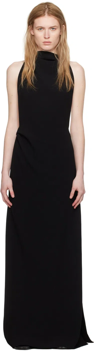 Proenza Schouler Black Faye Velvet Maxi Dress