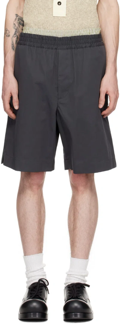 Bottega Veneta Shorts In 1235 Iron