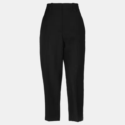Pre-owned Acne Studios Black Wool Regular Fit Trousers Xl (eu 42)