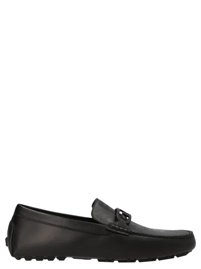 Fendi O&#039; Lock Loafers In Black
