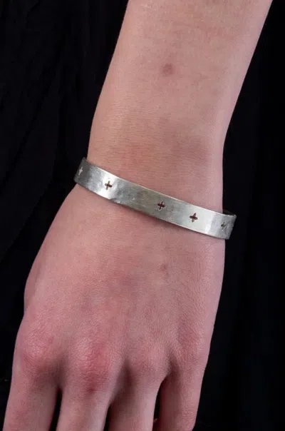 M.a+ Cross Punched Bracelet In S