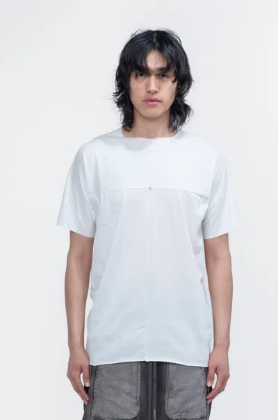 M.a+ White One Piece Ss Tee In 52