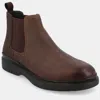 Thomas & Vine Tilton Water Resistant Plain Toe Chelsea Boot In Brown