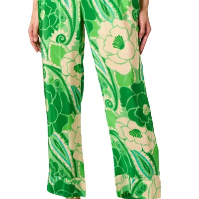 Farm Rio Tropical Groove Pant In Green